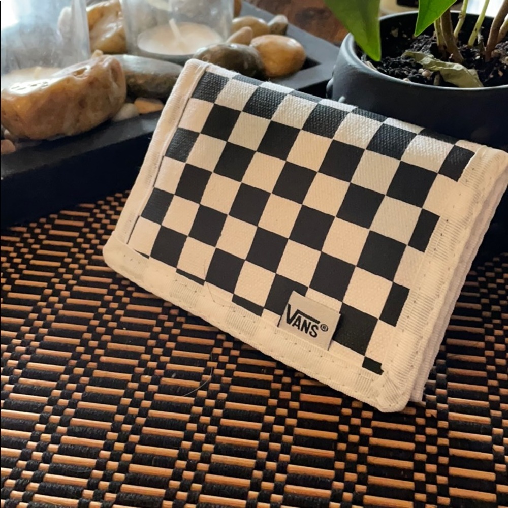 Vans velcro wallet.
